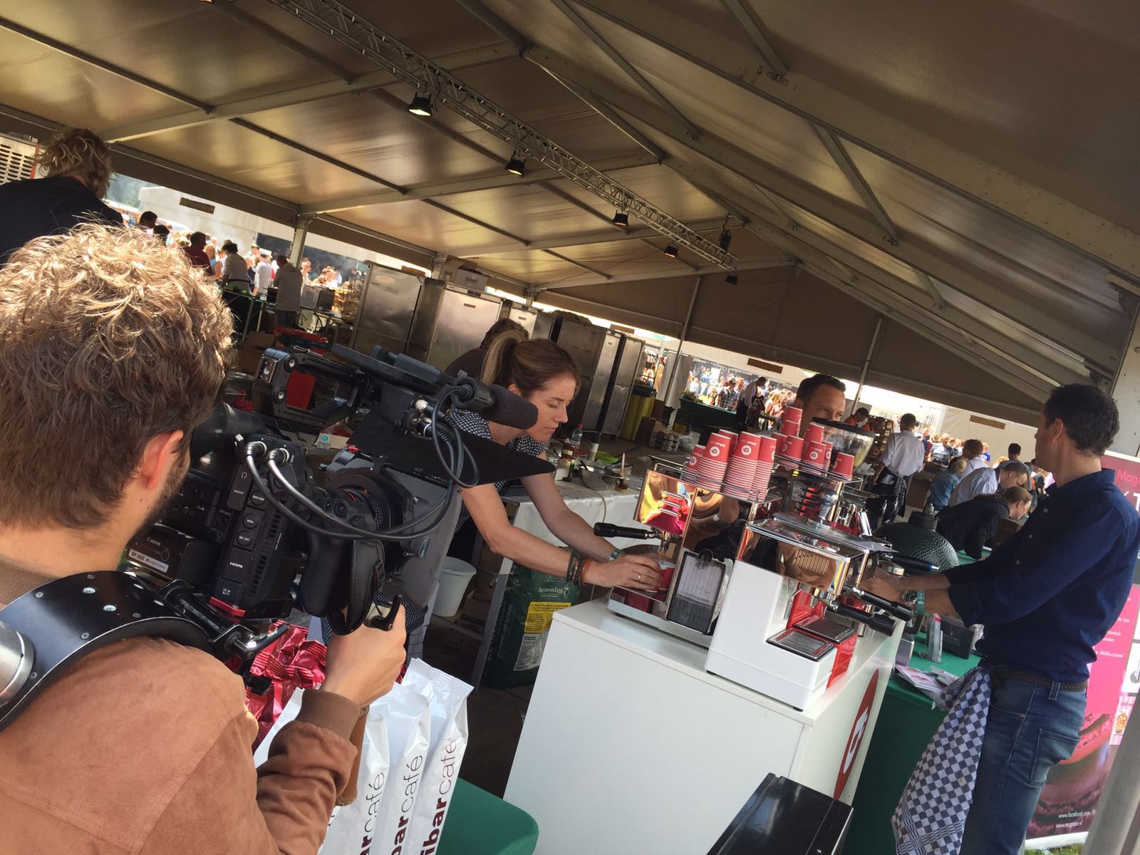 Big Green Egg's Flavour Fair espresso thee koffie Dibarcafé Harney & Sons Euroquick Quick Mill Wessel Bakker en Marjolijn Bakker- van Heeswijk