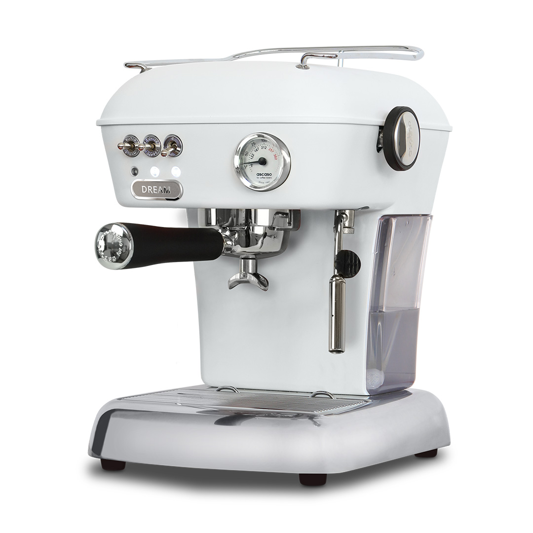 Ascaso Dream aluminium – gemalen koffie – Koffiebranderij de Koepoort