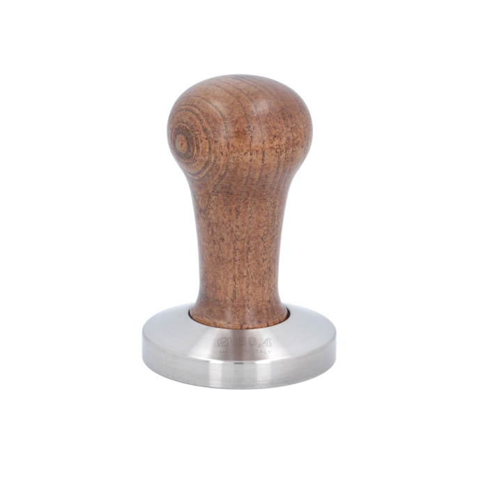 Tamper 58mm hout RVS